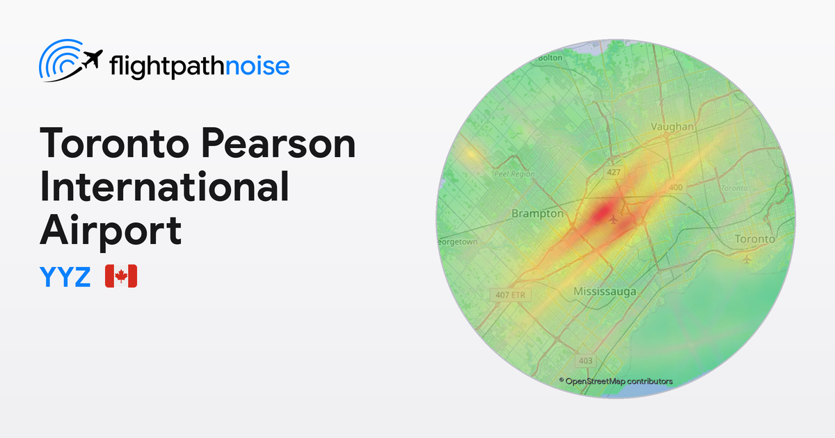 Toronto Pearson Flight Path Noise Map – Toronto Pearson International ...